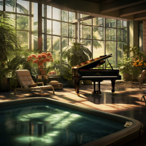 Piano for Studying的專輯Piano's Serene Spa: Calming Melodies for Wellness