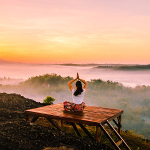 Dengarkan lagu Blooming Flowers nyanyian Yoga Music dengan lirik