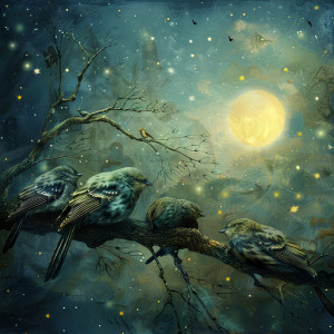 อัลบัม Binaural Birds Nocturne: The Sleep Harmony - 92 96 Hz ศิลปิน Binaural Beats Work Music
