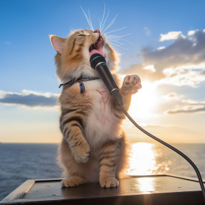 Album Ocean Aria: Cats Purring Vibrations from Ocean Currents