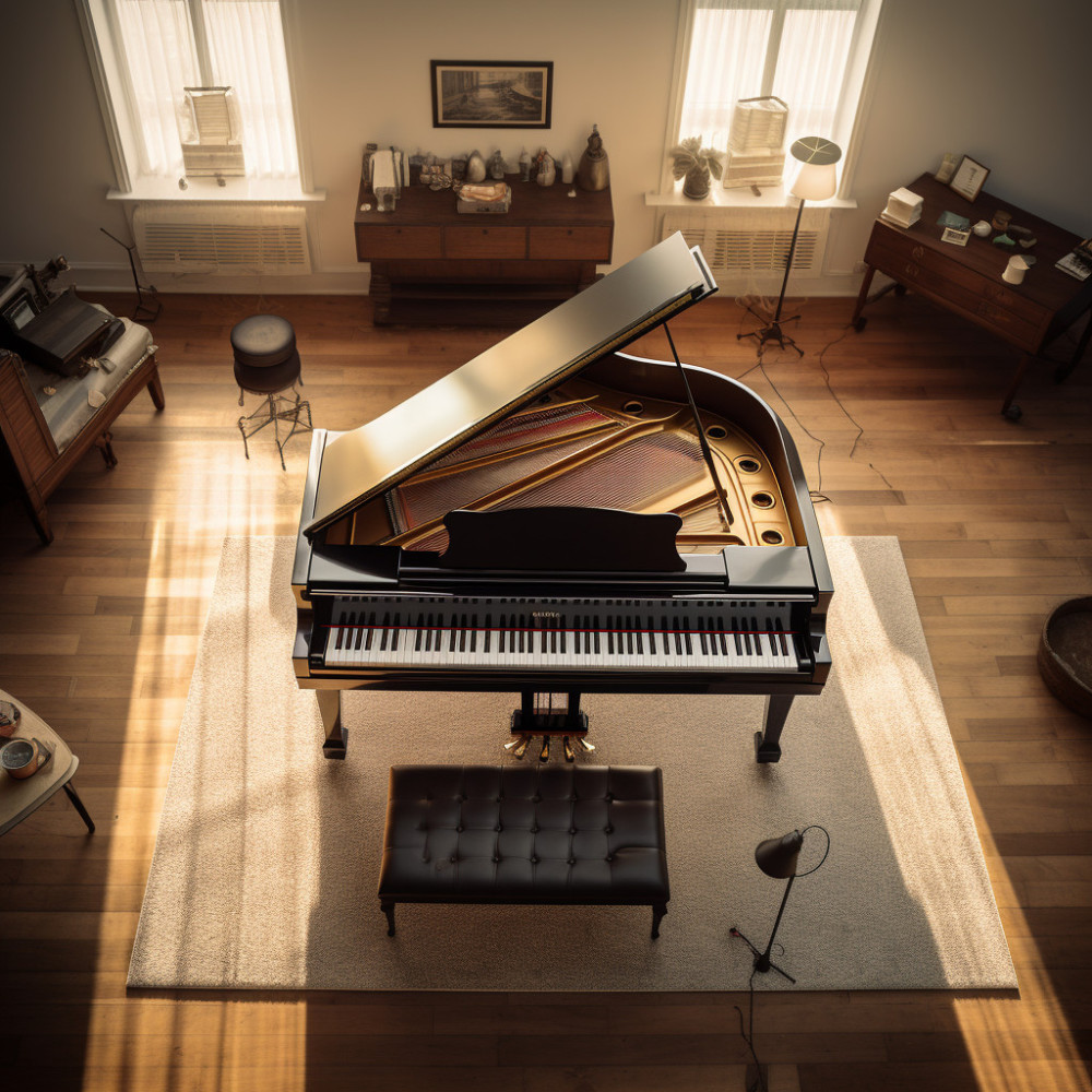 Piano's Melodic Dog Whisper