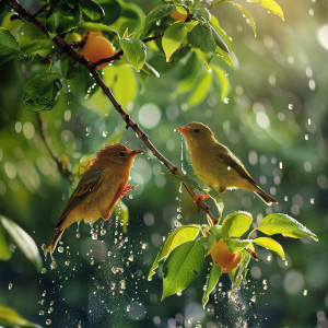 Gentle Binaural Rain and Birds in the Heart of Nature