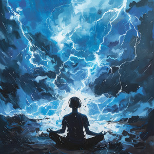 อัลบัม Inner Peace Thunder: Meditation Tones ศิลปิน 24H Rain Sounds
