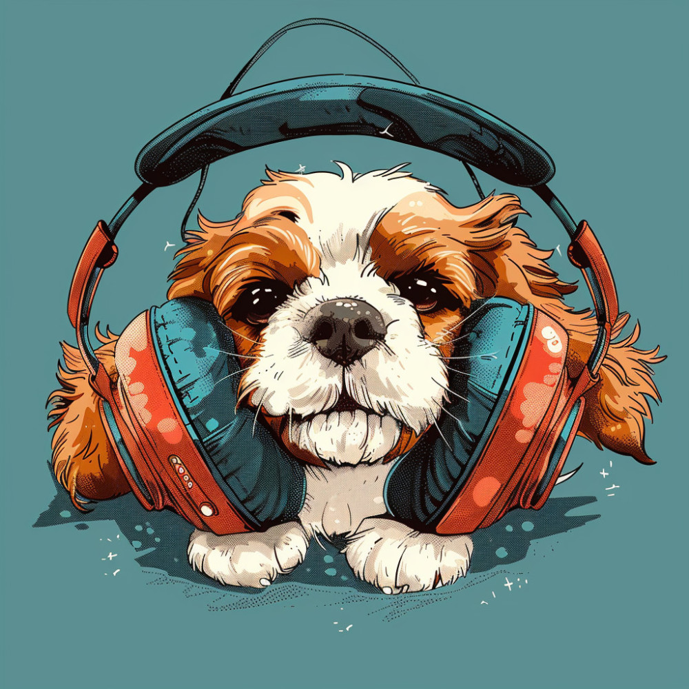 Serene Puppy Harmony