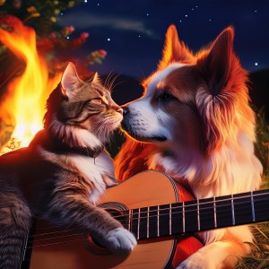 Relax & Chill的專輯Pets' Fireside Melodies: Relaxing Guitar and Warmth