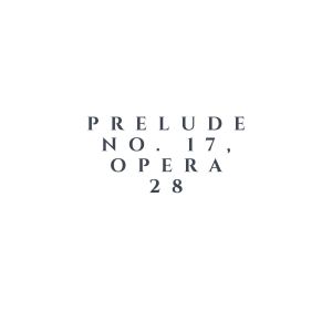 Emanuele Dori的专辑Preludes, Op. 28: No. 17 in A-Flat Major