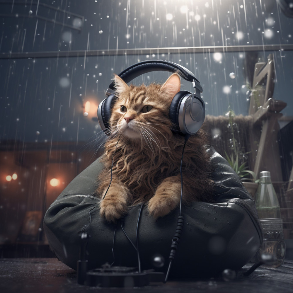 Soothing Rain Feline Harmony