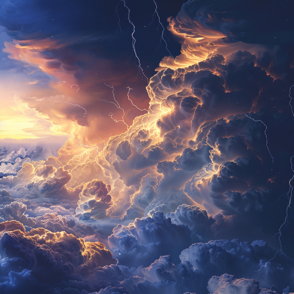 Baby’s Bedtime with Distant Storms