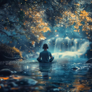 Meditation Music Legends的專輯Binaural River Meditation: Flowing Harmony