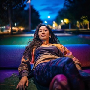 ดาวน์โหลดและฟังเพลง Soft Chill Evening Vibes พร้อมเนื้อเพลงจาก Binaural Explorer