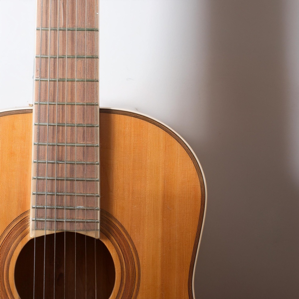 Felicidad De Guitarra Bajo La Luz De Las Estrellas