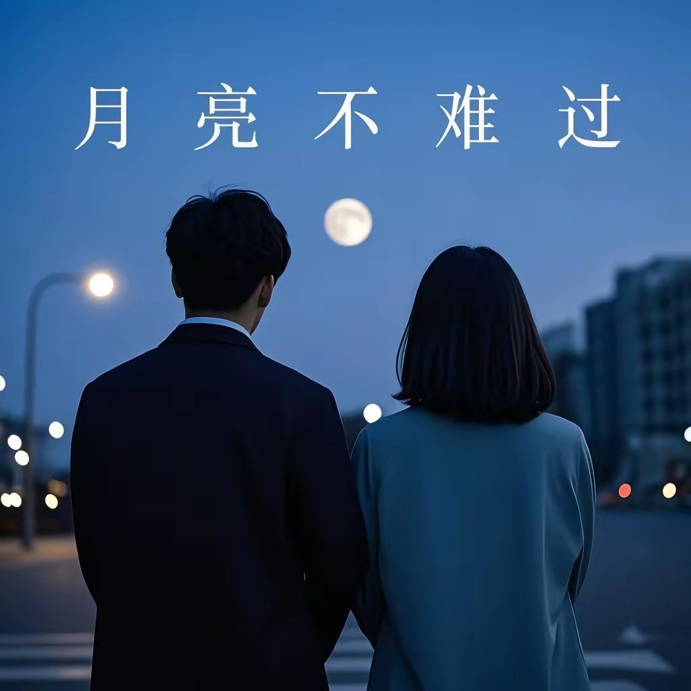 月亮不难过（粤语版） (伴奏)