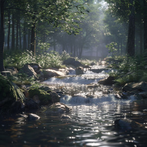 Outside HD Samples的專輯Gentle Stream Flow: Calming Water Soundscapes