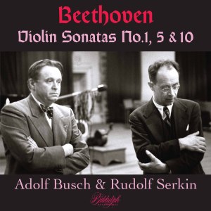 Adolf Busch的專輯Beethoven: Violin Sonatas Nos. 1, 5 & 10