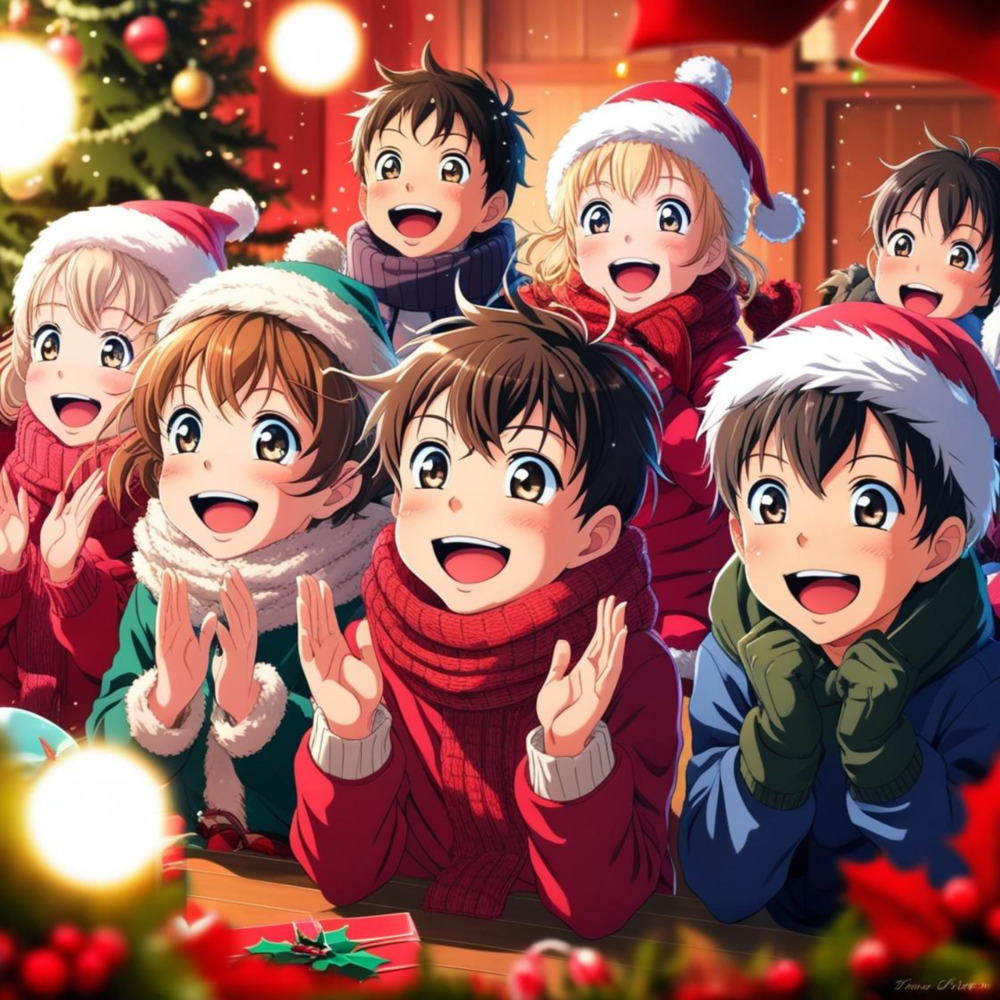クリスマスが待ちきれない子供達