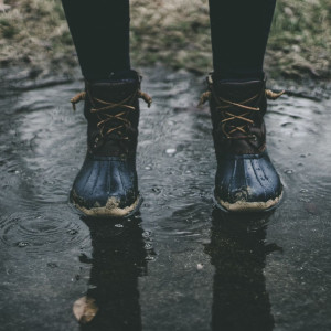 Relaxation Storms: Rain on Puddle and Thunder Calm