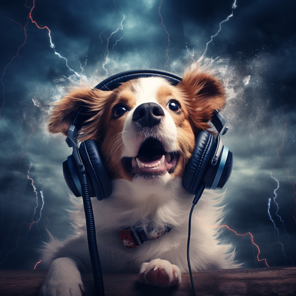 Thunder Excites Playful Dogs