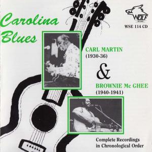 Album Carolina Blues from Carl Martin