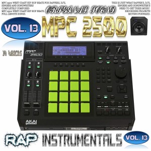Album Mpc 2500 Rap Instrumentals, Vol. 13 from Beats