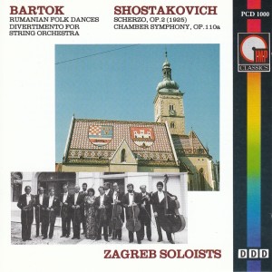 Album Bartok / Shostakovich: String Music oleh Zagreb Soloists