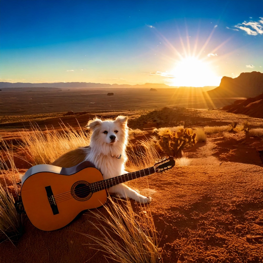 Guitar Dog Bliss