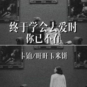 Listen to 终于学会去爱时 你已不在 song with lyrics from 卡铂