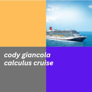อัลบัม Calculus Cruise ศิลปิน Cody Giancola