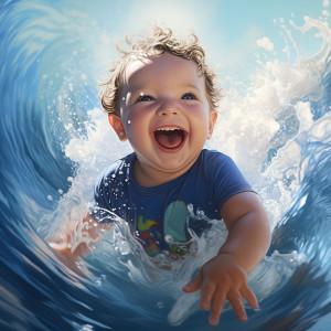 Album Glee of Joyful Oceanic Baby Moments: Music for Stress Relief oleh Babysounds