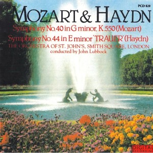 Album Mozart & Haydn Symphonies from John Lubbock