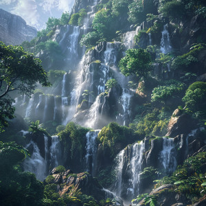 Concentration Focus的專輯Waterfall Focus: Enhance Productivity with Nature Sounds