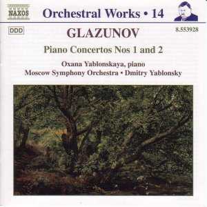 Dmitry Yablonsky的專輯Glazunov, A.K.: Orchestral Works, Vol. 14 - Piano Concertos Nos. 1 and 2
