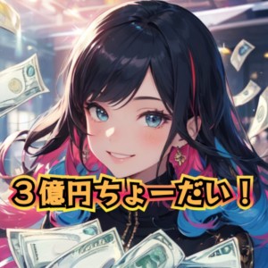 Listen to ３億円ちょーだい！ (feat. たかむらひびき & AiSuu) song with lyrics from gyagar