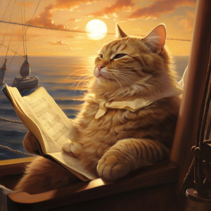 Nature Sounds Library的專輯Feline Melodies at the Seashore: Coastal Charms for Cats