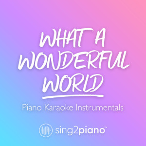 Listen to What A Wonderful World (Originally Performed by Louis Armstrong) (Piano Karaoke Version) song with lyrics from Sing2Piano