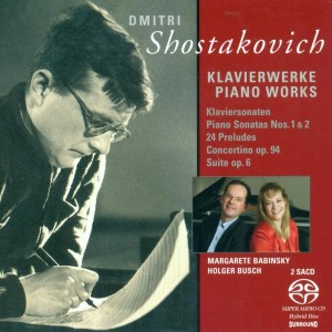 Margarete Babinsky的專輯Shostakovich, D.: Piano Sonatas Nos. 1 and 2 / Suite, Op. 6 / 24 Preludes / Tarantella
