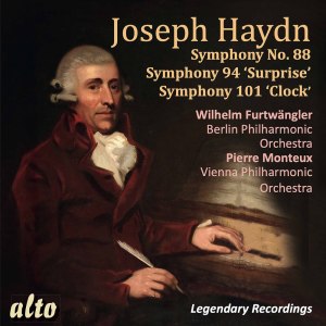 威爾海爾姆·富爾特文格勒的專輯Haydn Symphonies Nos. 88, 94 & 101 – Legendary Recordings