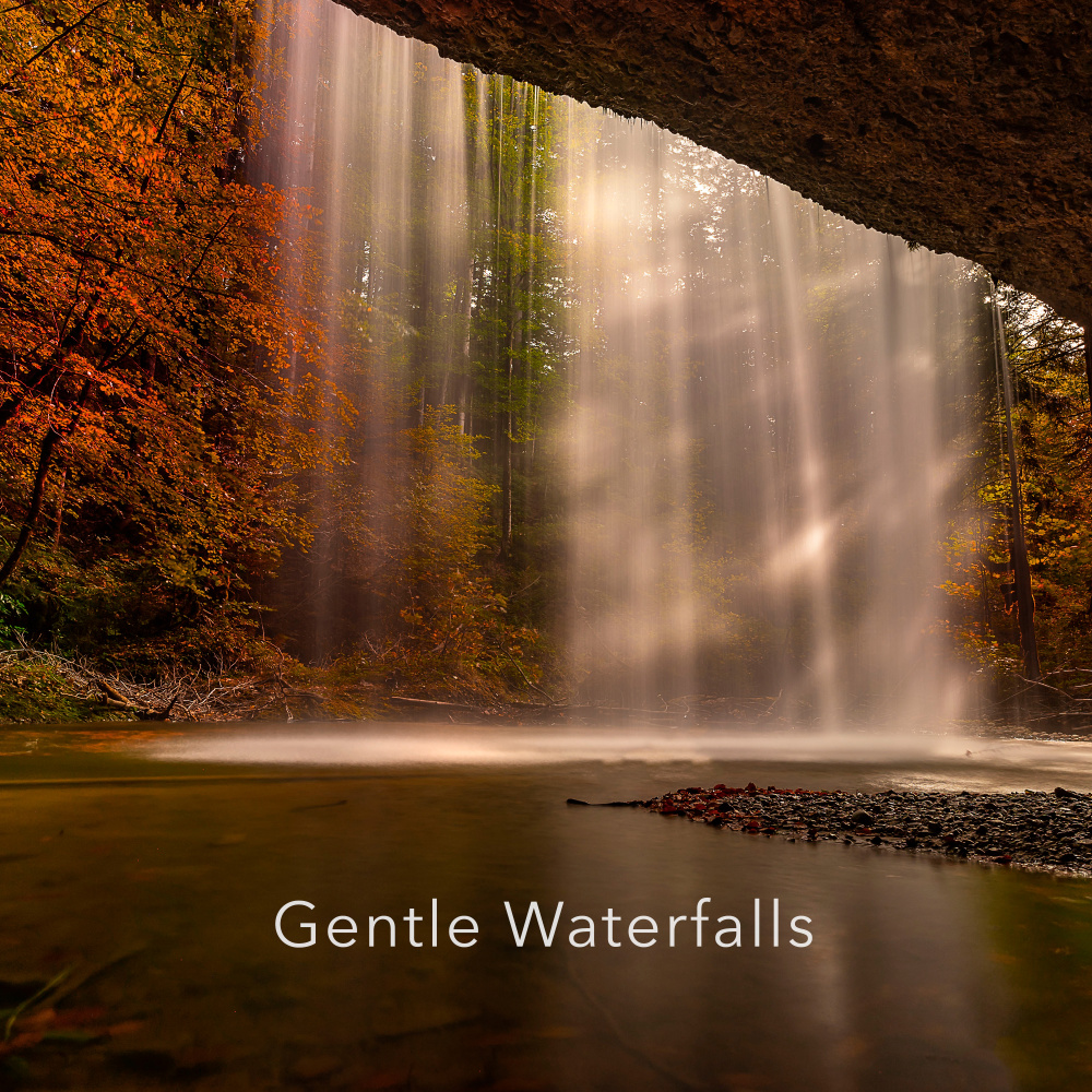 Relaxing Spring Waterfall