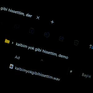 收聽Bahadır Macit的kalbim yok gibi hissettim (Demo Versiyon)歌詞歌曲