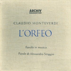 อัลบัม Monteverdi: L'Orfeo (2 CDs) ศิลปิน August Wenzinger