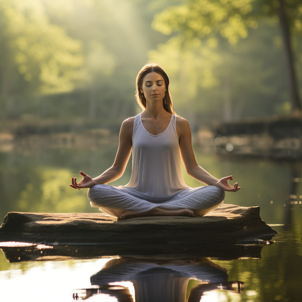 Calming River Yoga Session