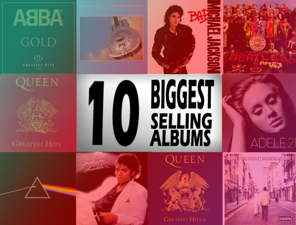 10 อัลบั้มยอดขายสูงสุดตลอดกาลของประเทศอังกฤษ