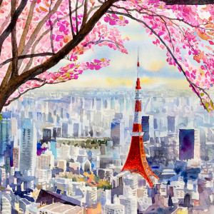 Listen to Walking Takadanobaba (Tokyo at Night) song with lyrics from Acerting Art