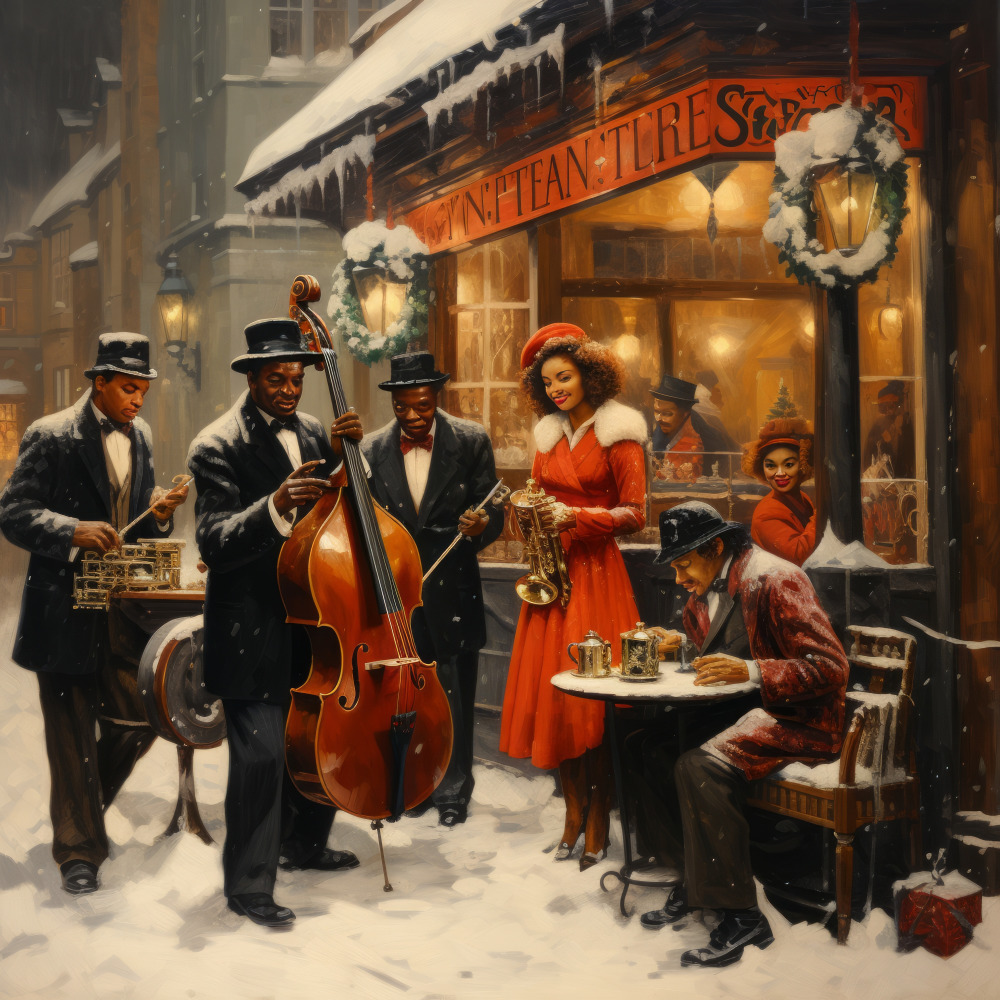 Charming Smooth Piano Jazz Christmas Candles