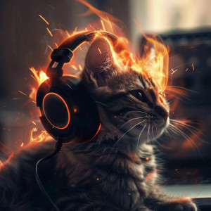 อัลบัม Binaural Fire Felines: Cats Melodies Unleashed ศิลปิน Cat Music Jukebox