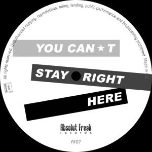 Listen to You Can't Stay Right Here song with lyrics from Frederic De Carvalho