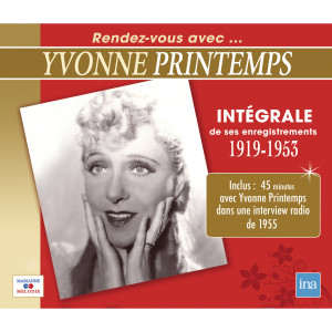 Yvonne Printemps的專輯Intégrale de ses enregistrements (1919-1953)