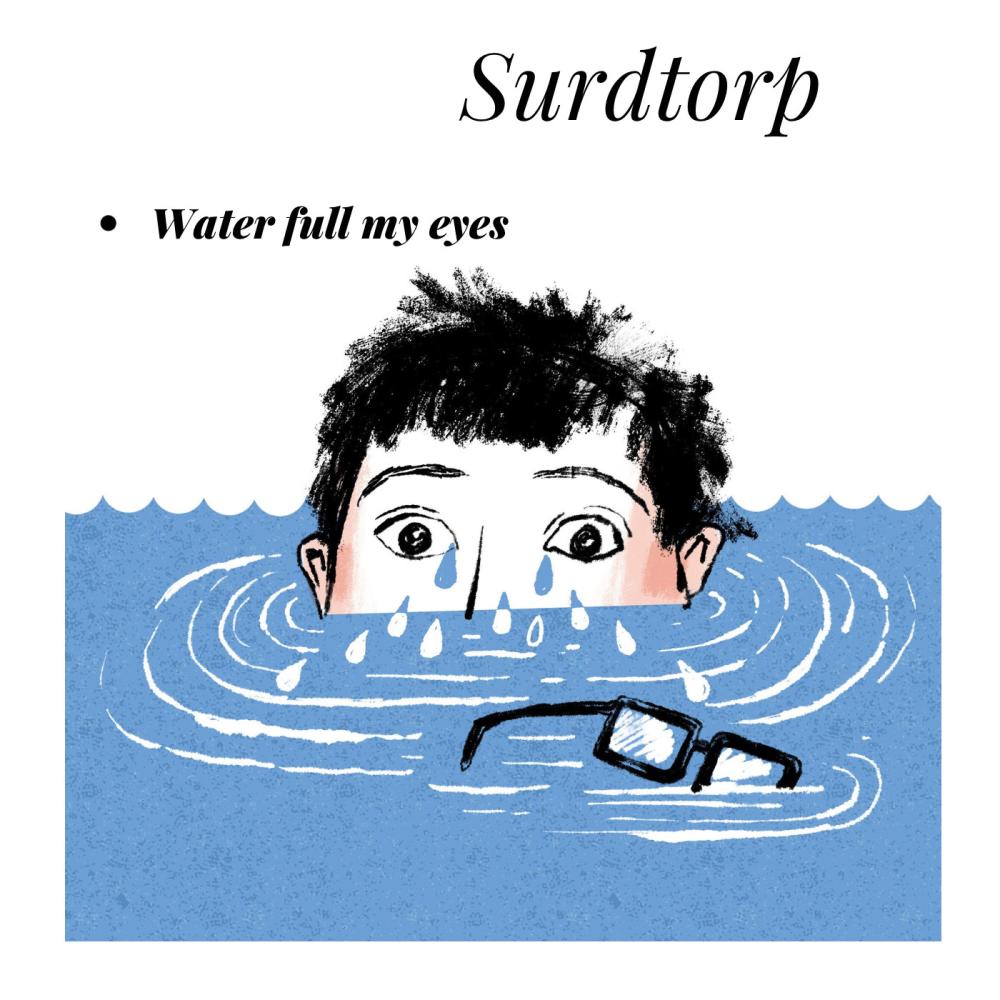 Water full my eyes