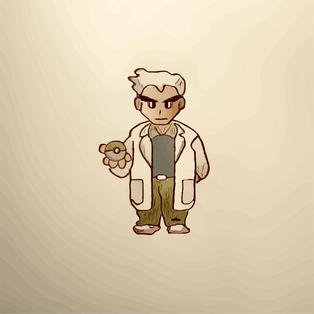 Professor Oak - Pokémon Red/Blue (Sleepy Felt Piano)