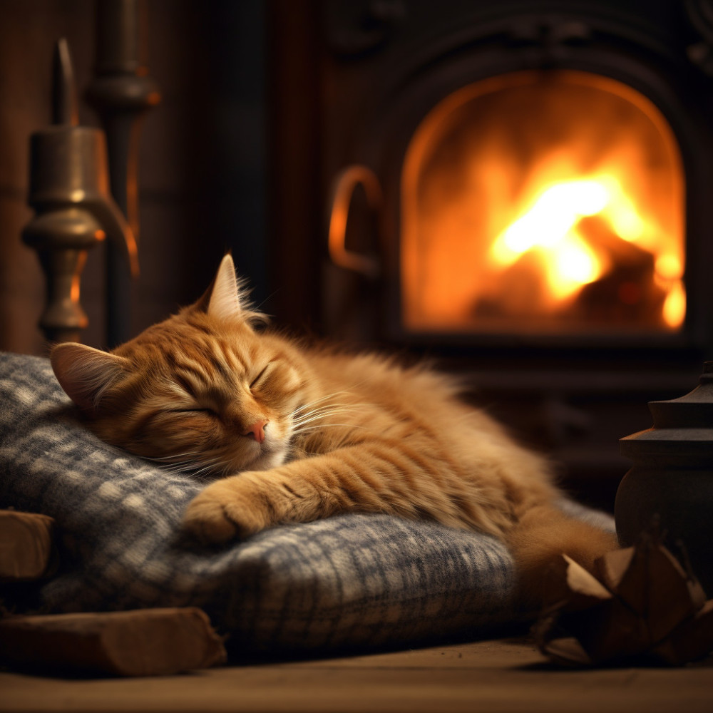 Patitas En El Resplandor Del Fuego