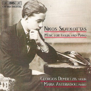 Album Skalkottas: Music for Violin and Piano from Georgios Demertzis
